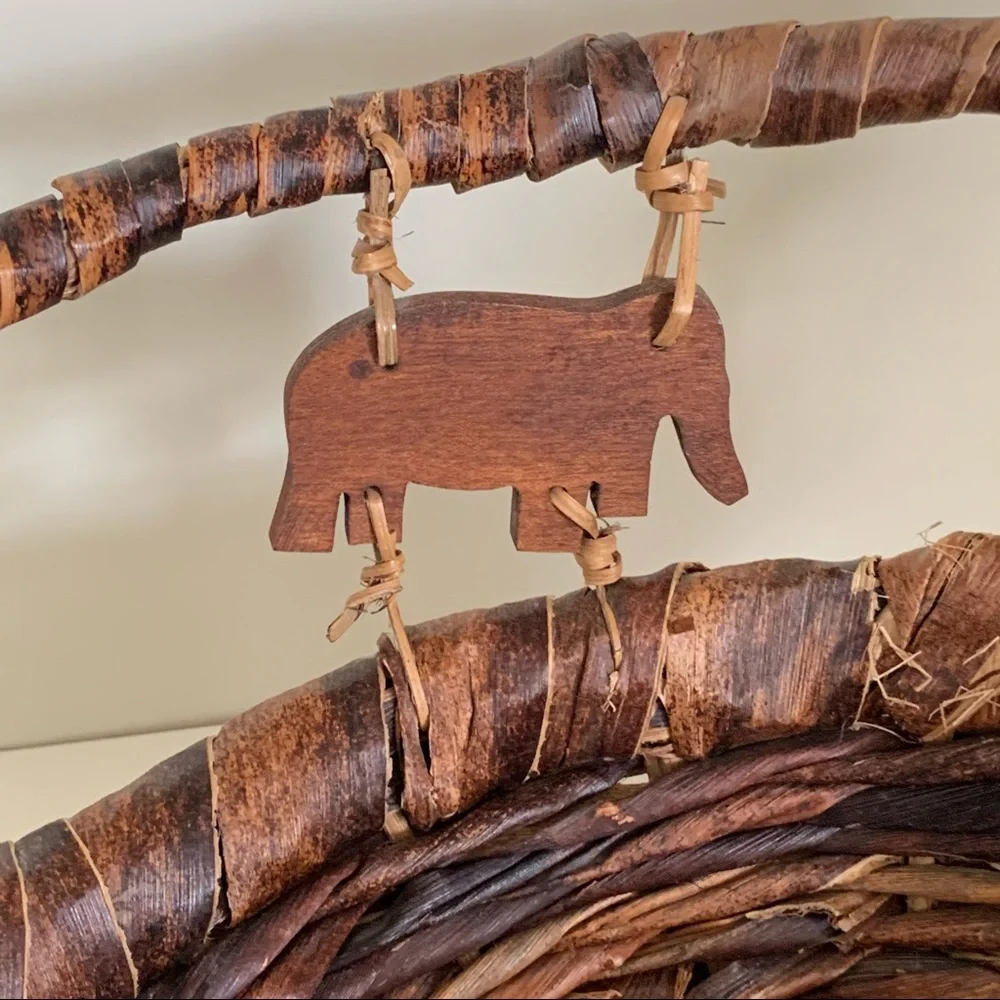 Large elephant basket